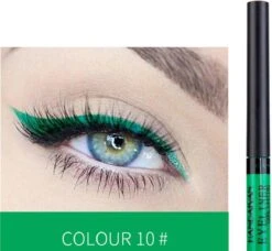 Handaiyan Liquid Eyeliner – 12 Verschillende Kleuren - Make Up – Set - Kleur - Cadeau - Kleuren - Waterproof & Langhoudend -Cosmetisch Kortingswinkel 1200x1107 6