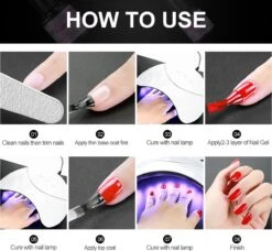 Gellak Starterspakket - 40 Kleuren - Basecoat - Topcoat - Gellak - Gellakset - Nagelset - Gelnagels - Nagellak - Gelnagel Kit - UV Lamp 36W - LED - Manicure Set - 40 Kleuren Gel Polish - Nail Art - Nagellamp - Nageldroger -Cosmetisch Kortingswinkel 1200x1109 1