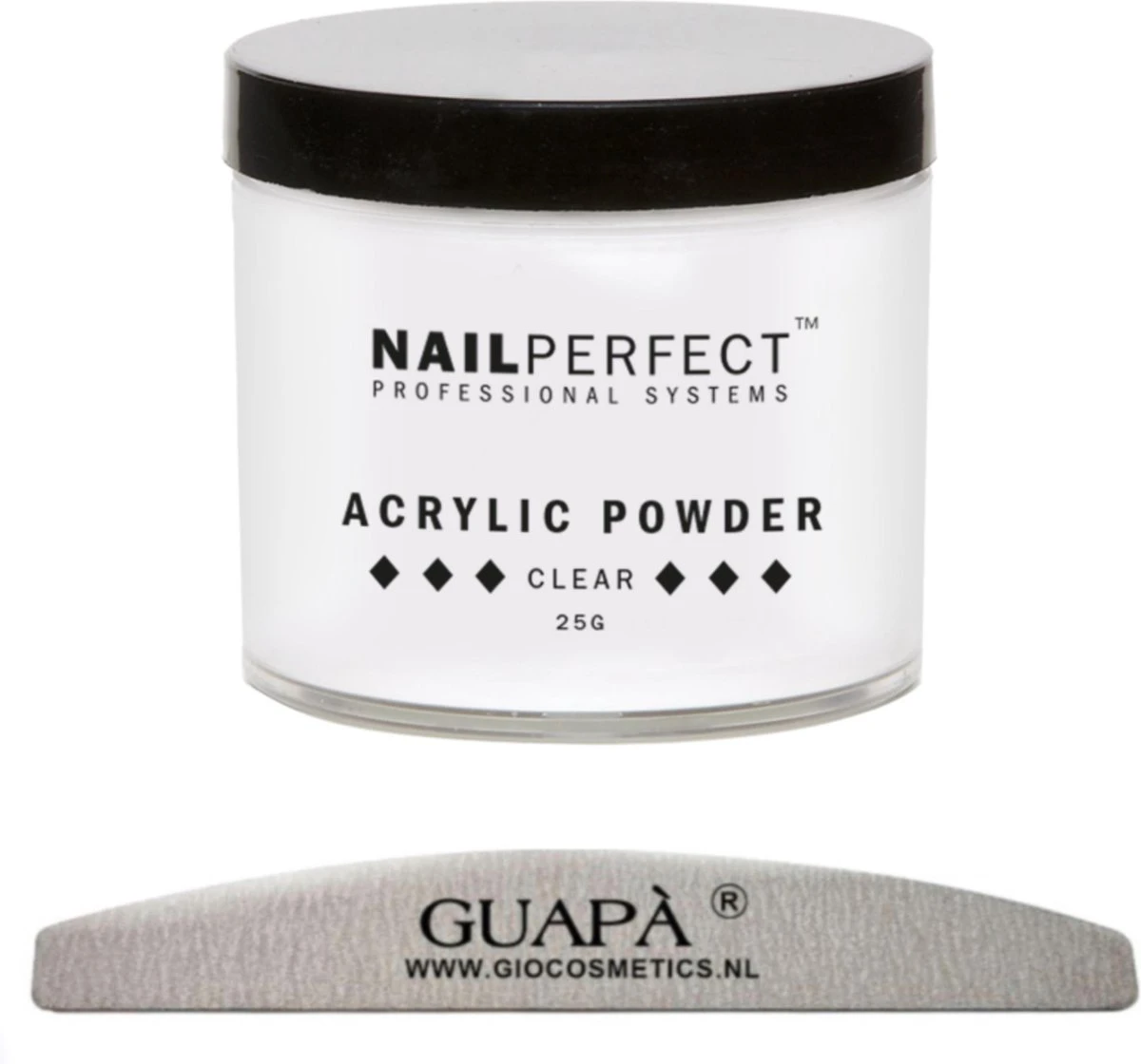 GUAPÀ® Acrylpoeder Transparant | Acrylic Powder Clear | 25 Gr | Professionele Acryl Poeder 1 GUAPÀ® Acrylpoeder Transparant | Acrylic Powder Clear | 25 Gr | Professionele Acryl Poeder