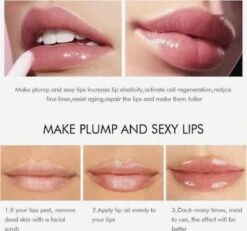 Natuurlijke Lip Plumper| Gember Extract & Vitamine E - Vollere Lippen - Lip Care - Lip Filler - Full Lips - Volume Van Je Lippen- Herstellende Lippen- Lipgloss Intense- Lip Maximizer - Mint Extract & Vitamine E- Selfcare - Extreme Lipgloss -Cosmetisch Kortingswinkel 1200x1121 4
