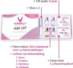 Vivefly Healthcare Wimperlifting Set - Complete Kit Voor Wimper- En Wenkbrauw Lifting - Extra Sterke Lijm - 25-delig - Wimperlift - Lash Lift Kit - Wimperserum - Wimpers Krullen - Brow Lamination - Geschikt Voor Professioneel Gebruik -Cosmetisch Kortingswinkel 1200x1121 5