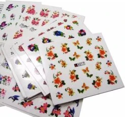 Pakket Van 50 Vellen Met Water Transfer Stickers / Decals - Sparkolia Nagel Styling - Nail Art Velletjes - Nagelstickers -Cosmetisch Kortingswinkel 1200x1127 7