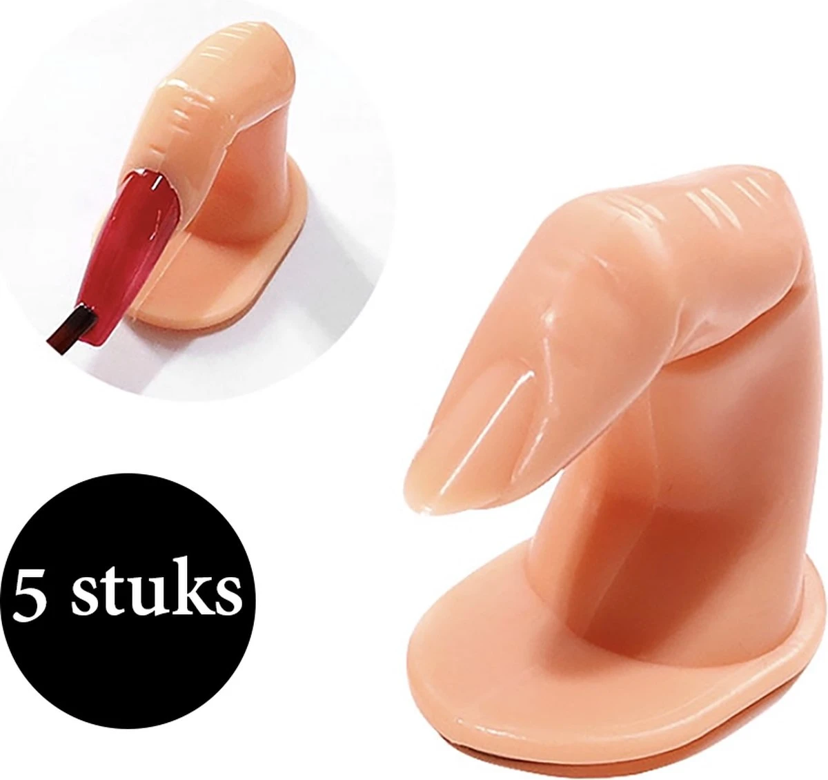 Oefenvinger Voor Nagels – Nail Art – All-in-1 Set – 5 Stuks - Nagel Set – Nail Trainer – Nail Tips – Acrylnagels Starterspakket – Nagel – Nail Trainer Hand – Oefen Hand Nagels - Nailtrainer Nagel Oefenhand 1 Oefenvinger Voor Nagels – Nail Art – All-in-1 Set – 5 Stuks - Nagel Set – Nail Trainer – Nail Tips – Acrylnagels Starterspakket – Nagel – Nail Trainer Hand – Oefen Hand Nagels - Nailtrainer Nagel Oefenhand
