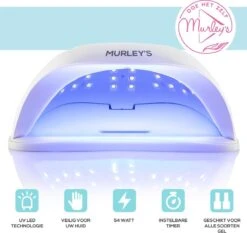 Murley’s Pro Dual Nagellamp Gellak Nageldroger - UV LED Nagel Lamp - 54 Watt - 36 LED’s -Cosmetisch Kortingswinkel 1200x1134 4