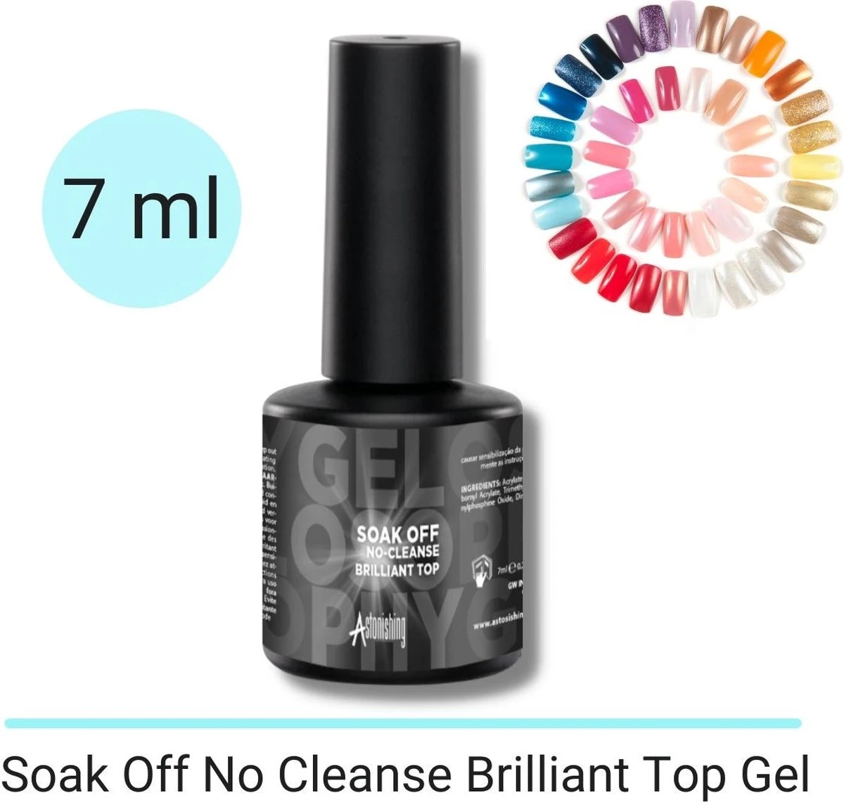 GUAPÀ® Base En Top Coat Gellak | Gellak | Gellak Starterspakket | High Shine No Wipe Top Gel | Base Coat Gellak | Poly Gel | Acryl Nagels | Nagels | 2 X 7ml 5 GUAPÀ® Base En Top Coat Gellak | Gellak | Gellak Starterspakket | High Shine No Wipe Top Gel | Base Coat Gellak | Poly Gel | Acryl Nagels | Nagels | 2 X 7ml - Afbeelding 5