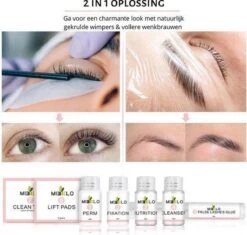 Mimlo Professionele Wimper & Wenkbrauw Lifting Set - Lash Lift Kit - Wimperlifting Set - Browlift - Permanente Wimper Kruller - Lash & Brow Lift Kit -Cosmetisch Kortingswinkel 1200x1143 14