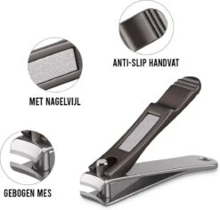 Nagelknipper Set Van 2 Voor Vingernagels En Teennagels Teennagelknipper - RVS -Cosmetisch Kortingswinkel 1200x1147 4
