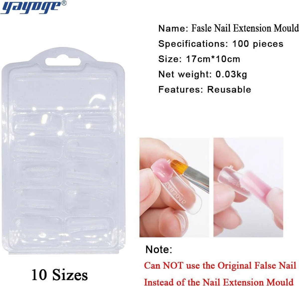 Merkloos Dual Forms Tips - 100 Stuks - Herbruikbaar 7 Merkloos Dual Forms Tips - 100 Stuks - Herbruikbaar - Afbeelding 7