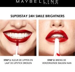 Maybelline SuperStay 24H Smile Brighters Lippenstift - 860 Crisp Magenta - Roze - Langhoudend 17 Maybelline SuperStay 24H Smile Brighters Lippenstift - 860 Crisp Magenta - Roze - Langhoudend -Cosmetisch Kortingswinkel 1200x1150 14