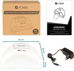ForDig 80W Professionele Nageldroger Voor Gel Nagels - Nagellak Droger Met UV LED Lamp En Timer Voor Gelnagels - Nageldrogerlamp Met 45 LED Lampjes Voor Nagel Gellak - Geschikt Voor Manicure En Pedicure - Nagellakdroger Hard Gelpolish Builder 13 ForDig 80W Professionele Nageldroger Voor Gel Nagels - Nagellak Droger Met UV LED Lamp En Timer Voor Gelnagels - Nageldrogerlamp Met 45 LED Lampjes Voor Nagel Gellak - Geschikt Voor Manicure En Pedicure - Nagellakdroger Hard Gelpolish Builder -Cosmetisch Kortingswinkel 1200x1159 1