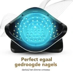BoraPora Professionele Nageldroger - 280 Watt UV LED Lamp Nagels - 66 Leds - Nagel UV Lamp - Gellak Lamp - Nagellamp - Nagellamp Led - Nagellamp Voor Gel Nagellak - Nagellamp Led Uv - Nagellamp Uv - Nagellamp Gelnagels - Gellak - Nageldroger -Cosmetisch Kortingswinkel 1200x1161