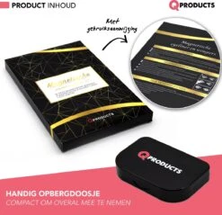 Qproducts Magnetische Wimpers - Nepwimpers - Wimperset Van 10 Wimpers 4 Eyeliners En Pincet - Inclusief Wimper Bewaardoos Met Ingebouwd Spiegeltje - Magneet Wimpers - Magnetic Lashes -Cosmetisch Kortingswinkel 1200x1162 4