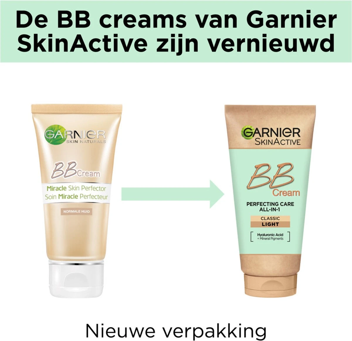 Garnier SkinActive - BB Cream Classic Light 5-in-1 Dagverzorging - 50ml - Getinte Dagcrème 6 Garnier SkinActive - BB Cream Classic Light 5-in-1 Dagverzorging - 50ml - Getinte Dagcrème - Afbeelding 6
