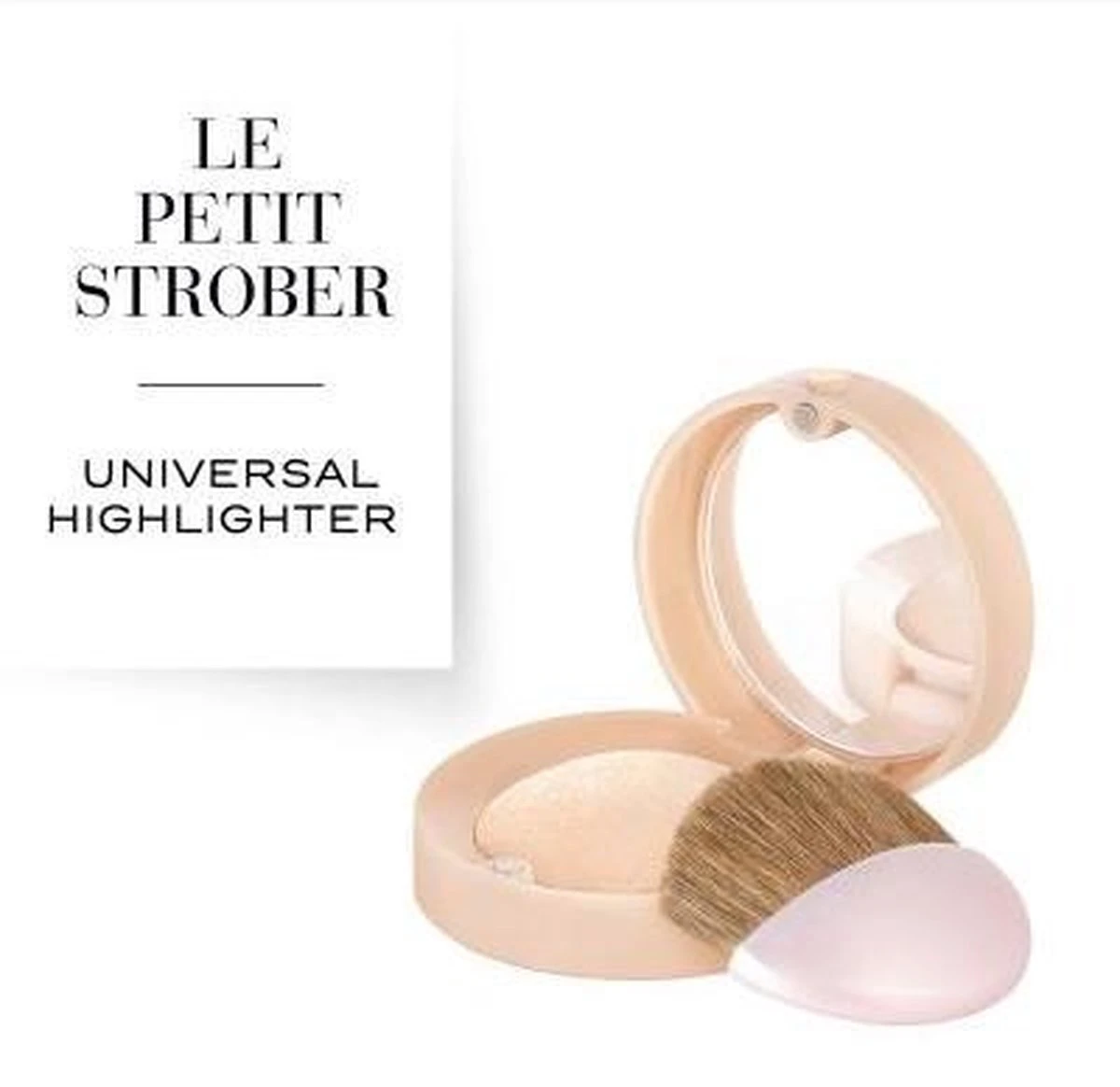 Bourjois Le Petit Strober Highlighter - 00 Universal Glow 5 Bourjois Le Petit Strober Highlighter - 00 Universal Glow - Afbeelding 5