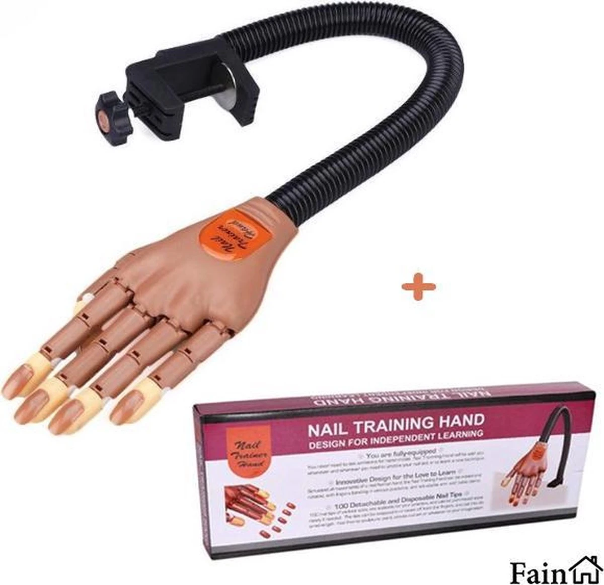 Oefenhand Voor Kunstnagels– Nail Art – All-in-1 Set - Nagel Set – Nail Trainer – Nail Tips – Acrylnagels Starterspakket – Nagel – Nail Trainer Hand – Oefen Hand Nagels - Nailtrainer Nagel Oefenhand 5 Oefenhand Voor Kunstnagels– Nail Art – All-in-1 Set - Nagel Set – Nail Trainer – Nail Tips – Acrylnagels Starterspakket – Nagel – Nail Trainer Hand – Oefen Hand Nagels - Nailtrainer Nagel Oefenhand - Afbeelding 5