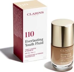 Clarins Everlasting Youth Fluid Illuminating & Firming Foundation - 110 Honey - Foundation - 30 Ml -Cosmetisch Kortingswinkel 1200x1166 5