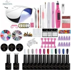 Gellak Starterspakket - Gellak - Gelnagel Kit - UV Lamp 36W - LED - Manicure Set - 12 Kleuren Gel Polish - Nail Art - Nagellamp - Nagelboor - Nageldroger - Nagellak