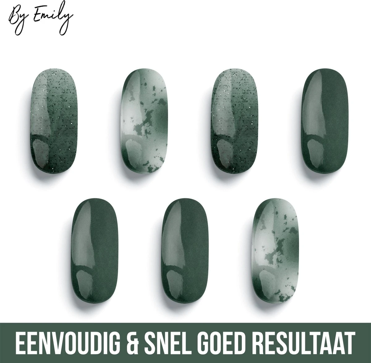 By Emily - Nagel Wrap - Greeny Gray | 14 Stickers Per Vel | Nail Wrap | Nail Art | Trendy | Design | Nagellakvrij | Eenvoudig | Nagel Art | Nagel Wrap | Nagel Stickers | Folie | Zelfklevend | Sjablonen 3 By Emily - Nagel Wrap - Greeny Gray | 14 Stickers Per Vel | Nail Wrap | Nail Art | Trendy | Design | Nagellakvrij | Eenvoudig | Nagel Art | Nagel Wrap | Nagel Stickers | Folie | Zelfklevend | Sjablonen - Afbeelding 3