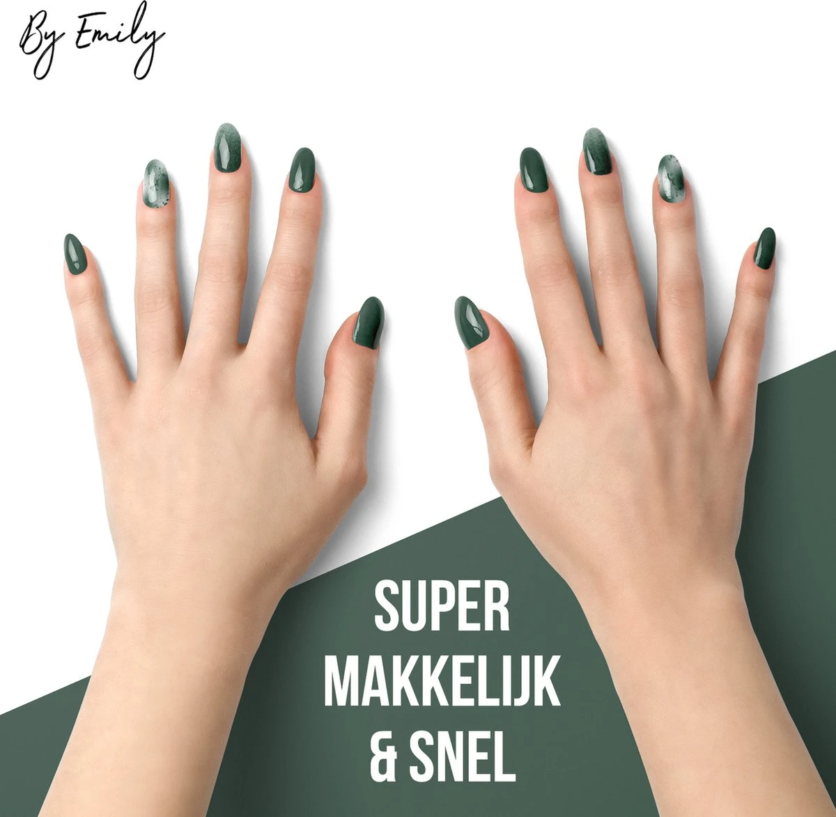 By Emily - Nagel Wrap - Greeny Gray | 14 Stickers Per Vel | Nail Wrap | Nail Art | Trendy | Design | Nagellakvrij | Eenvoudig | Nagel Art | Nagel Wrap | Nagel Stickers | Folie | Zelfklevend | Sjablonen 6 By Emily - Nagel Wrap - Greeny Gray | 14 Stickers Per Vel | Nail Wrap | Nail Art | Trendy | Design | Nagellakvrij | Eenvoudig | Nagel Art | Nagel Wrap | Nagel Stickers | Folie | Zelfklevend | Sjablonen - Afbeelding 6