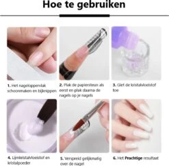 Professionele Acryl Nagels Starterpakket - Kunstnagels - Dipping Powder - Nail Art - Crystal Poeder - Gellak Starterspakket -Cosmetisch Kortingswinkel 1200x1175 2