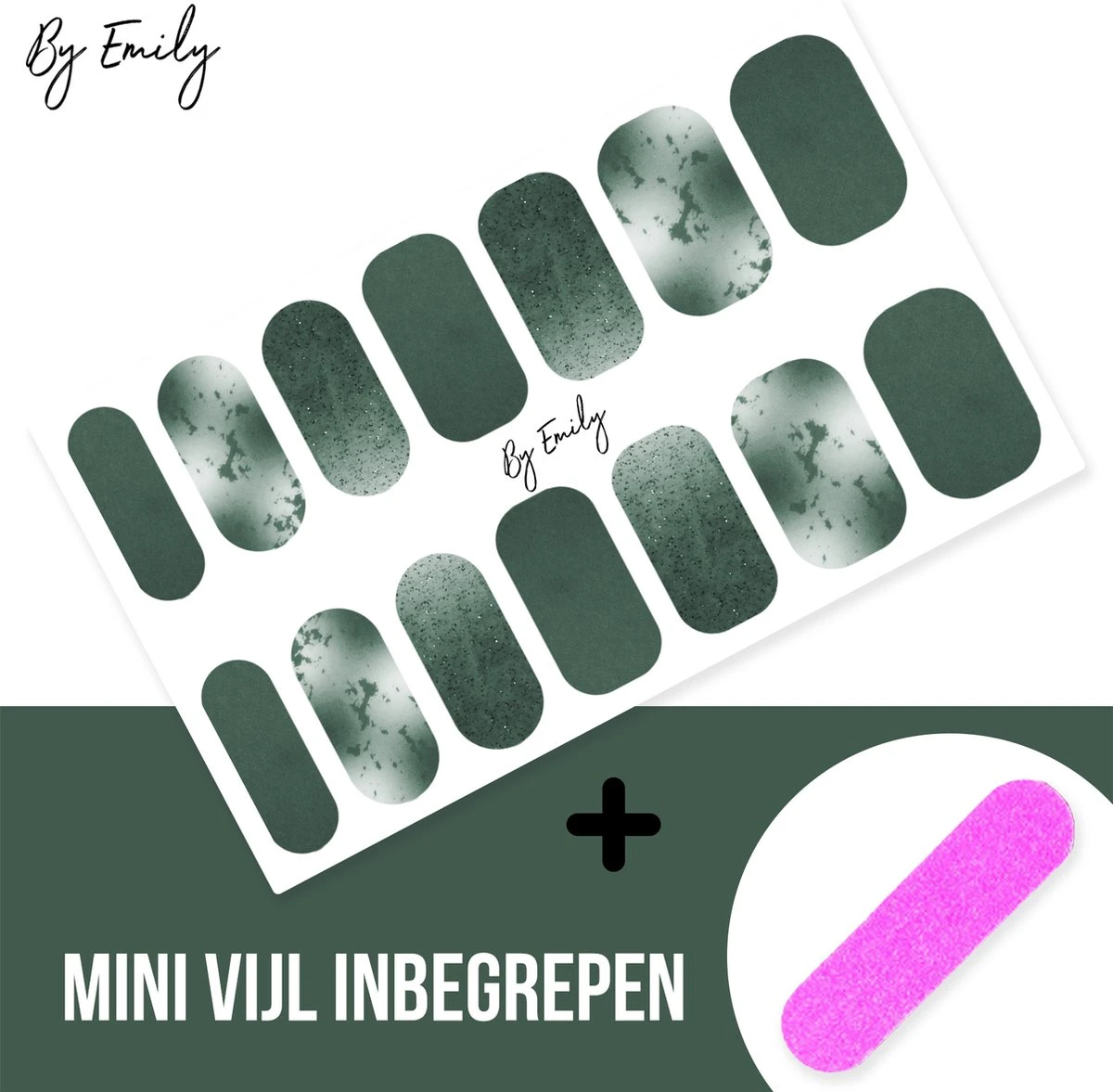 By Emily - Nagel Wrap - Greeny Gray | 14 Stickers Per Vel | Nail Wrap | Nail Art | Trendy | Design | Nagellakvrij | Eenvoudig | Nagel Art | Nagel Wrap | Nagel Stickers | Folie | Zelfklevend | Sjablonen 7 By Emily - Nagel Wrap - Greeny Gray | 14 Stickers Per Vel | Nail Wrap | Nail Art | Trendy | Design | Nagellakvrij | Eenvoudig | Nagel Art | Nagel Wrap | Nagel Stickers | Folie | Zelfklevend | Sjablonen - Afbeelding 7