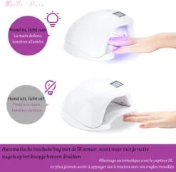 Bella Pure 48W Nageldroger - Vinger- En Teennagels - Bewegingssensor En Timer - 24 LED's 9 Bella Pure 48W Nageldroger - Vinger- En Teennagels - Bewegingssensor En Timer - 24 LED's -Cosmetisch Kortingswinkel 1200x1178 1