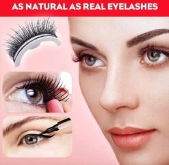 Nep Wimpers | Wimpers Zonder Lijm - Wasbaar- Waterbestendig - Windbestendig - Herbruikbaar - Extra Herbruikbare Plakrand-In Een Flits Mooi ||| 6 Nep Wimpers | Wimpers Zonder Lijm - Wasbaar- Waterbestendig - Windbestendig - Herbruikbaar - Extra Herbruikbare Plakrand-In Een Flits Mooi ||| -Cosmetisch Kortingswinkel 1200x1178 17