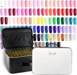 Venalisa 120 Set | 12ml Per Stuk | Professionele Set | Gellak Nagellak | Inclusief Koffer | Polygel | Polygel Kleuren | Polygel Nagels | Polygel Kit