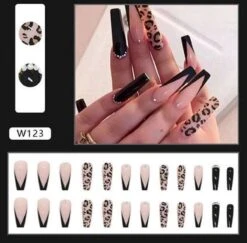 Dazori-plaknagels-kunstnagels-press On-nep Nagels-24tips-W123