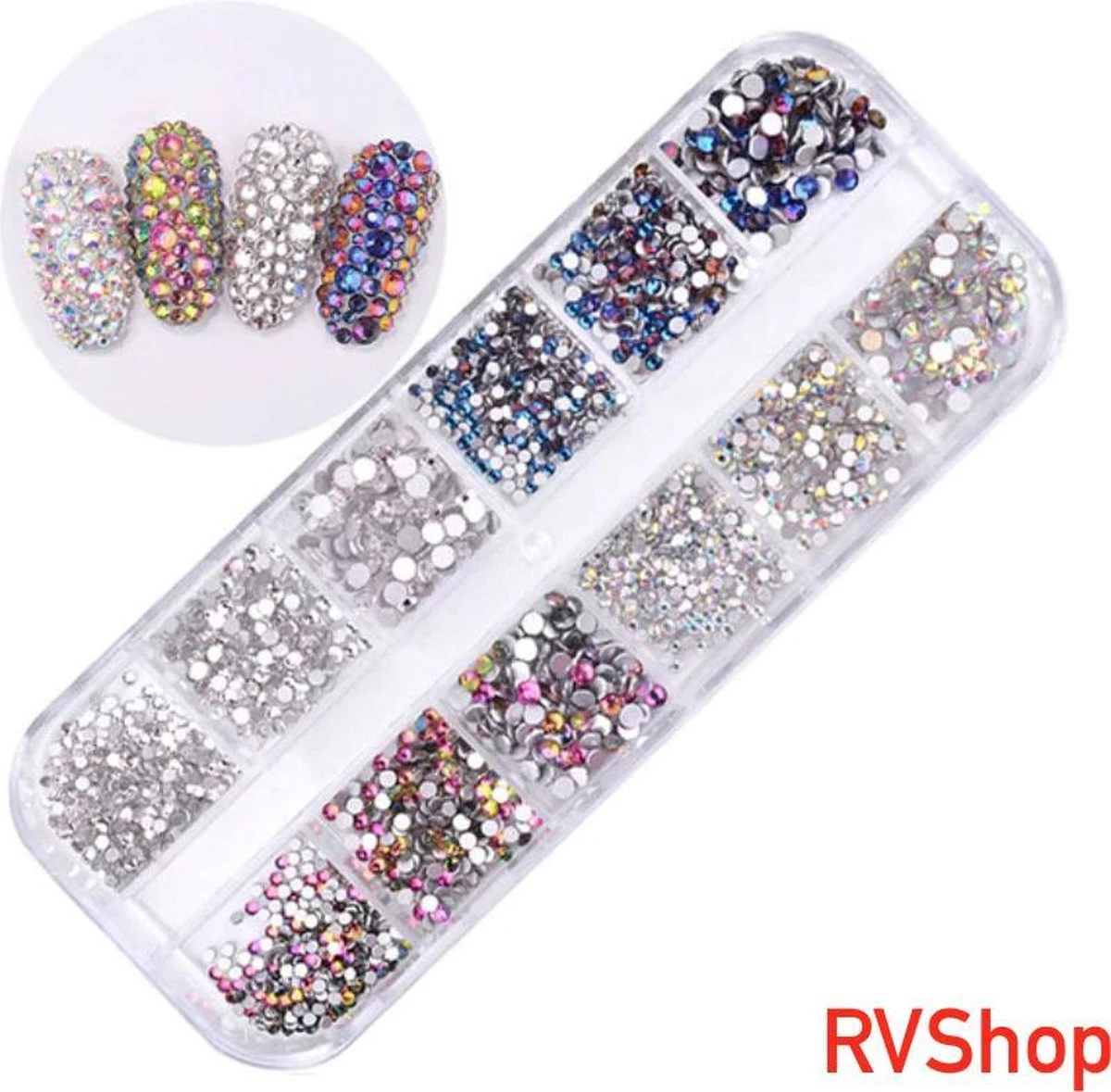 Nagel Decoratie Set - 12 Verschillende Vormen - 3D Glitter Nagel - Nagels - Decoratie - Bling Bling - Zilver - Parelmoer - Gratis Verzending - Nagelset - Nagelstickers - Diamant - Nagel Decoratie - Nail Art 1 Nagel Decoratie Set - 12 Verschillende Vormen - 3D Glitter Nagel - Nagels - Decoratie - Bling Bling - Zilver - Parelmoer - Gratis Verzending - Nagelset - Nagelstickers - Diamant - Nagel Decoratie - Nail Art