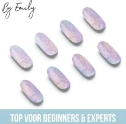By Emily - Nagel Wrap - | Galaxy Dream | 16 Stickers | Nail Wrap | Nail Art | Trendy | Design | Nagellakvrij | Eenvoudig | Nagel Wrap | Nagel Stickers | Folie | Zelfklevend | Sjablonen -Cosmetisch Kortingswinkel 1200x1180 12