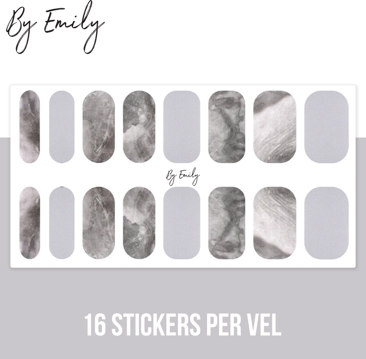 By Emily - Nagel Wrap - White Marble | 16 Stickers | Nail Wrap | Nail Art | Trendy | Design | Nagellakvrij | Eenvoudig | Nagel Wrap | Nagel Stickers | Folie | Zelfklevend | Sjablonen 9 By Emily - Nagel Wrap - White Marble | 16 Stickers | Nail Wrap | Nail Art | Trendy | Design | Nagellakvrij | Eenvoudig | Nagel Wrap | Nagel Stickers | Folie | Zelfklevend | Sjablonen - Afbeelding 9