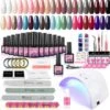 Gellak Starterspakket - 40 Kleuren - Basecoat - Topcoat - Gellak - Gellakset - Nagelset - Gelnagels - Nagellak - Gelnagel Kit - UV Lamp 36W - LED - Manicure Set - 40 Kleuren Gel Polish - Nail Art - Nagellamp - Nageldroger