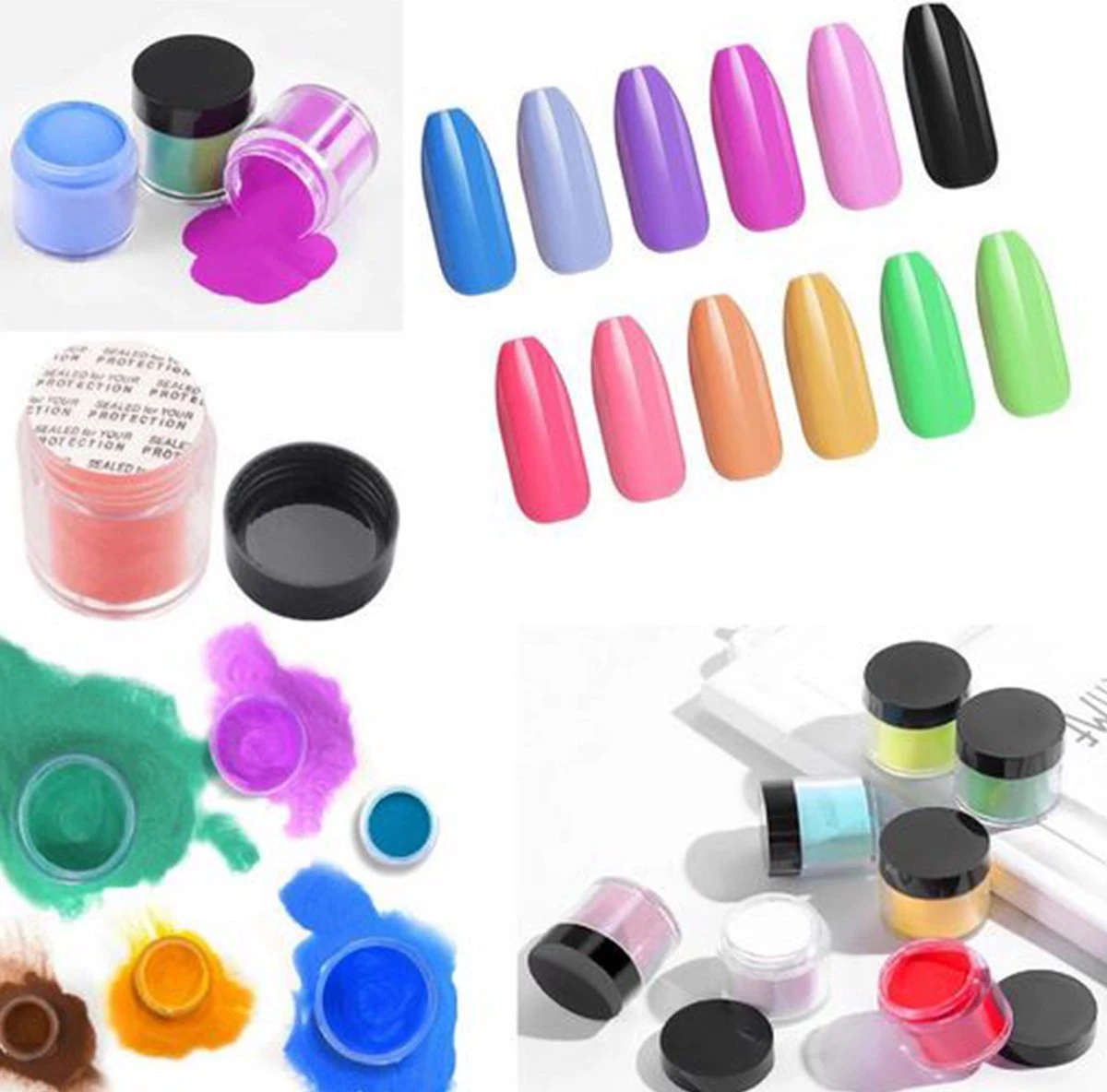 Acrylpoeders Set | 18 Stuks | 108 G Totaal Poeders | Acrylnagels | Nail Art | Acryl Kleuren | Acrylpigment | Poeder Voor Nepnagels | Nagelpoeder | Nagelstad 2 Acrylpoeders Set | 18 Stuks | 108 G Totaal Poeders | Acrylnagels | Nail Art | Acryl Kleuren | Acrylpigment | Poeder Voor Nepnagels | Nagelpoeder | Nagelstad - Afbeelding 2