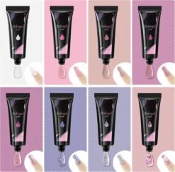 Merkloos Nagels Set - 8 Kleuren - Nagels Starter Set - Met Toplaag, Basislaag, Slipoplossing, Nagelverlengingsgel, Gel Builder - Voor DIY Voor Beginners - Beste Cadeau -Cosmetisch Kortingswinkel 1200x1184 7