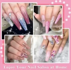 Merkloos Nagels Set - 8 Kleuren - Nagels Starter Set - Met Toplaag, Basislaag, Slipoplossing, Nagelverlengingsgel, Gel Builder - Voor DIY Voor Beginners - Beste Cadeau -Cosmetisch Kortingswinkel 1200x1184 8