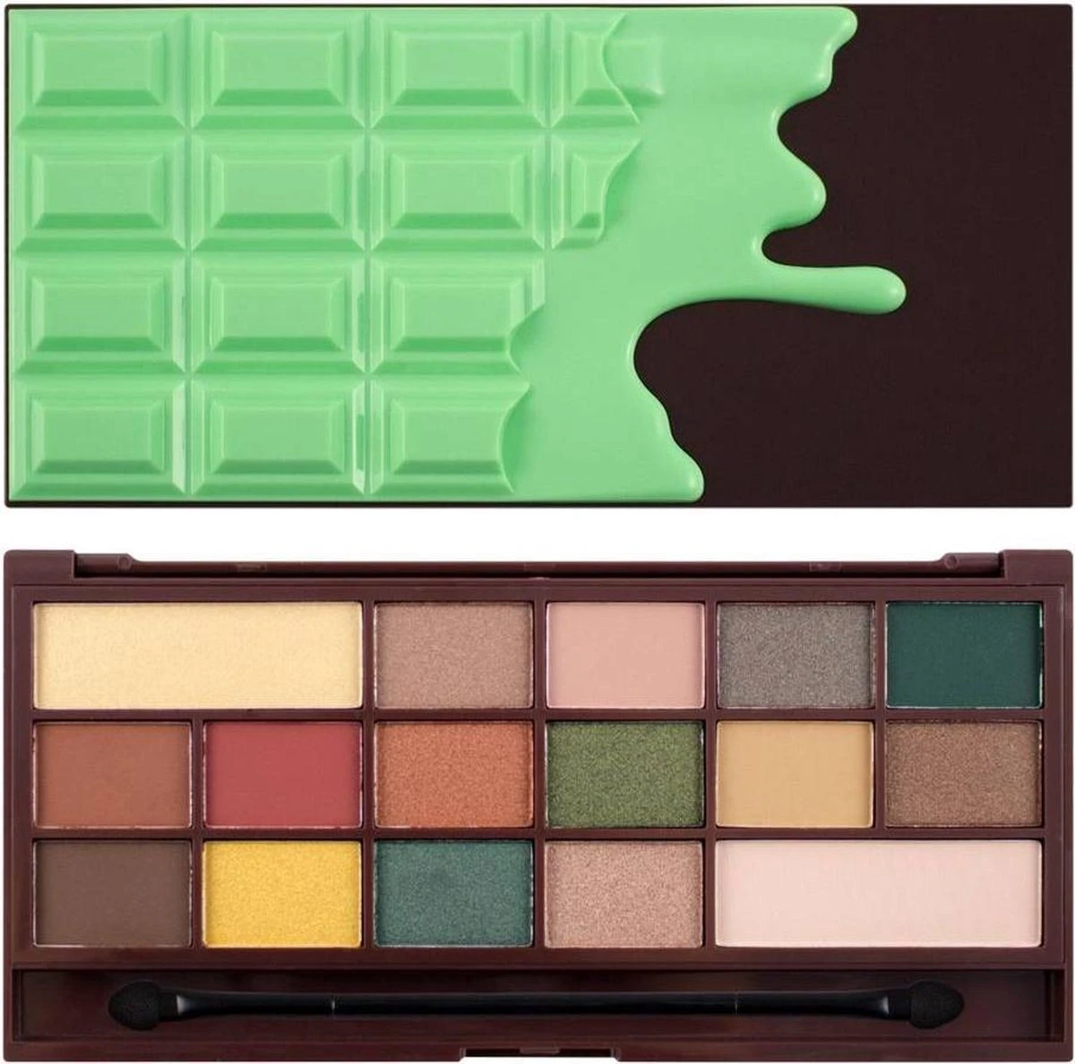 Makeup Revolution I Love Revolution Oogschaduw Palette - Mint Chocolate 5 Makeup Revolution I Love Revolution Oogschaduw Palette - Mint Chocolate - Afbeelding 5