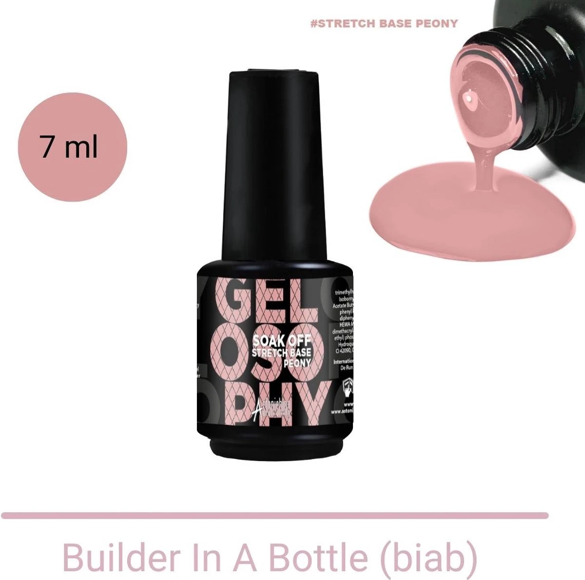 GUAPÀ® BIAB Builder Gel In A Bottle | BIAB Nagellak | Gelnagels Starterspakket | Nagellak | Gellak Pink | Builder Gel | Primer | Top Gel | 7 Ml Peony 5 GUAPÀ® BIAB Builder Gel In A Bottle | BIAB Nagellak | Gelnagels Starterspakket | Nagellak | Gellak Pink | Builder Gel | Primer | Top Gel | 7 Ml Peony - Afbeelding 5
