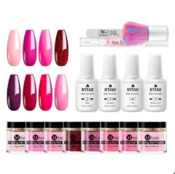 Dipping Powder Starter Kit - 8 Kleuren - Roze - Dip Poeder - Acryl Nagels - Dip Nagels - Meest Complete Starterspakket - Nagel Poeder - MTSSII - -Cosmetisch Kortingswinkel 1200x1191 1