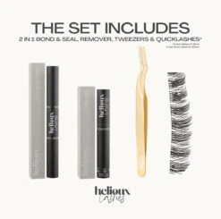 Helioux® - Quicklashes Nepwimpers - DIY Wimpersextensions Voor Thuis - 10mm - Blijven 5+ Dagen Zitten - Complete Set Incl. Wimpers, Lijm, Remover, Pincet - Herbruikbaar - Falscara -Cosmetisch Kortingswinkel 1200x1191 23