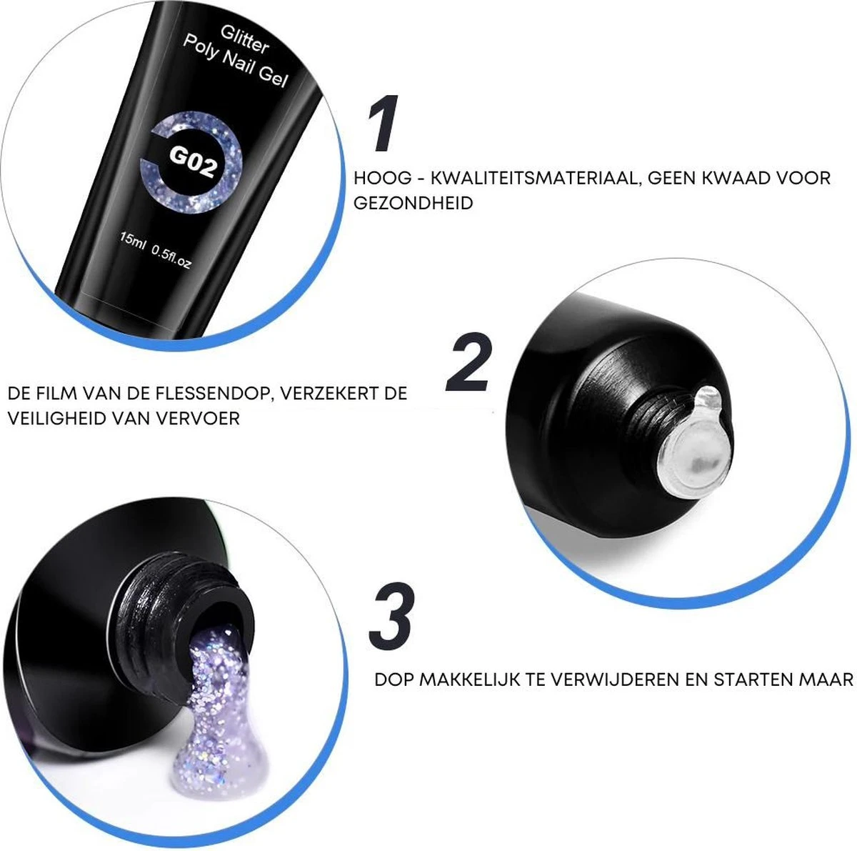 Merkloos Polygel Nagels Starterspakket | 12 Stuks | Langdurig | Polygel Kit | Polygel Nagels | Set 3 6 Merkloos Polygel Nagels Starterspakket | 12 Stuks | Langdurig | Polygel Kit | Polygel Nagels | Set 3 - Afbeelding 6