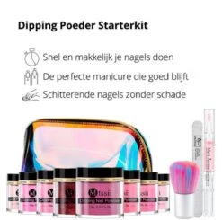 Dipping Powder Starter Kit - 8 Kleuren - Roze - Dip Poeder - Acryl Nagels - Dip Nagels - Meest Complete Starterspakket - Nagel Poeder - MTSSII - -Cosmetisch Kortingswinkel 1200x1192 4