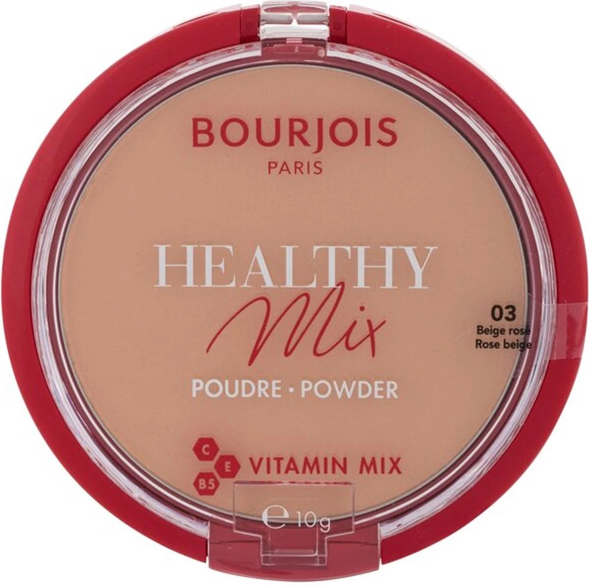Bourjois Healthy Mix Compact Poeder - 03 Rose Beige 13 Bourjois Healthy Mix Compact Poeder - 03 Rose Beige - Afbeelding 13