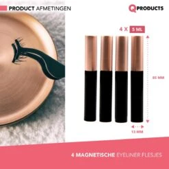 Qproducts Magnetische Wimpers - Nepwimpers - Wimperset Van 10 Wimpers 4 Eyeliners En Pincet - Inclusief Wimper Bewaardoos Met Ingebouwd Spiegeltje - Magneet Wimpers - Magnetic Lashes -Cosmetisch Kortingswinkel 1200x1193 14