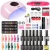 Merkloos Gelnagels Starterspakket - Gellak Starterspakket - Inclusief: Lamp, Automatische Feil En Veel Meer