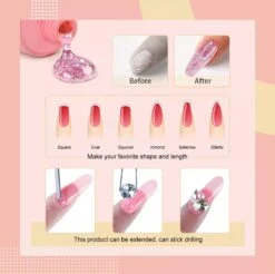 Royala POG4 Professionele Poly Gel Kit – Premium Quality – 8 Kleuren Polygel - Dual Molds Nagelvormen - Polygel Pakket - Topcoat Basecoat - Incl. 36 Watt LED Nageldroger - Poly Acryl Nagels - Nail Art Pakket - Starterspakket - Gel Lak -Cosmetisch Kortingswinkel 1200x1194 3