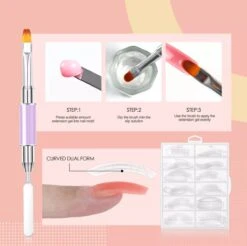 Royala POG4 Professionele Poly Gel Kit – Premium Quality – 8 Kleuren Polygel - Dual Molds Nagelvormen - Polygel Pakket - Topcoat Basecoat - Incl. 36 Watt LED Nageldroger - Poly Acryl Nagels - Nail Art Pakket - Starterspakket - Gel Lak -Cosmetisch Kortingswinkel 1200x1194 4