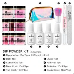 Dipping Powder Starter Kit - 8 Kleuren - Roze - Dip Poeder - Acryl Nagels - Dip Nagels - Meest Complete Starterspakket - Nagel Poeder - MTSSII - -Cosmetisch Kortingswinkel 1200x1194 8