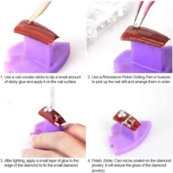 GUAPÀ® Nail Art Strass Steentjes | Diamantjes | Rhinestones | Nagel Decoratie | Nail Art Glitters | Complete Nail Art Kit | 3 Dozen Nail Art Diamantjes -Cosmetisch Kortingswinkel 1200x1196 10