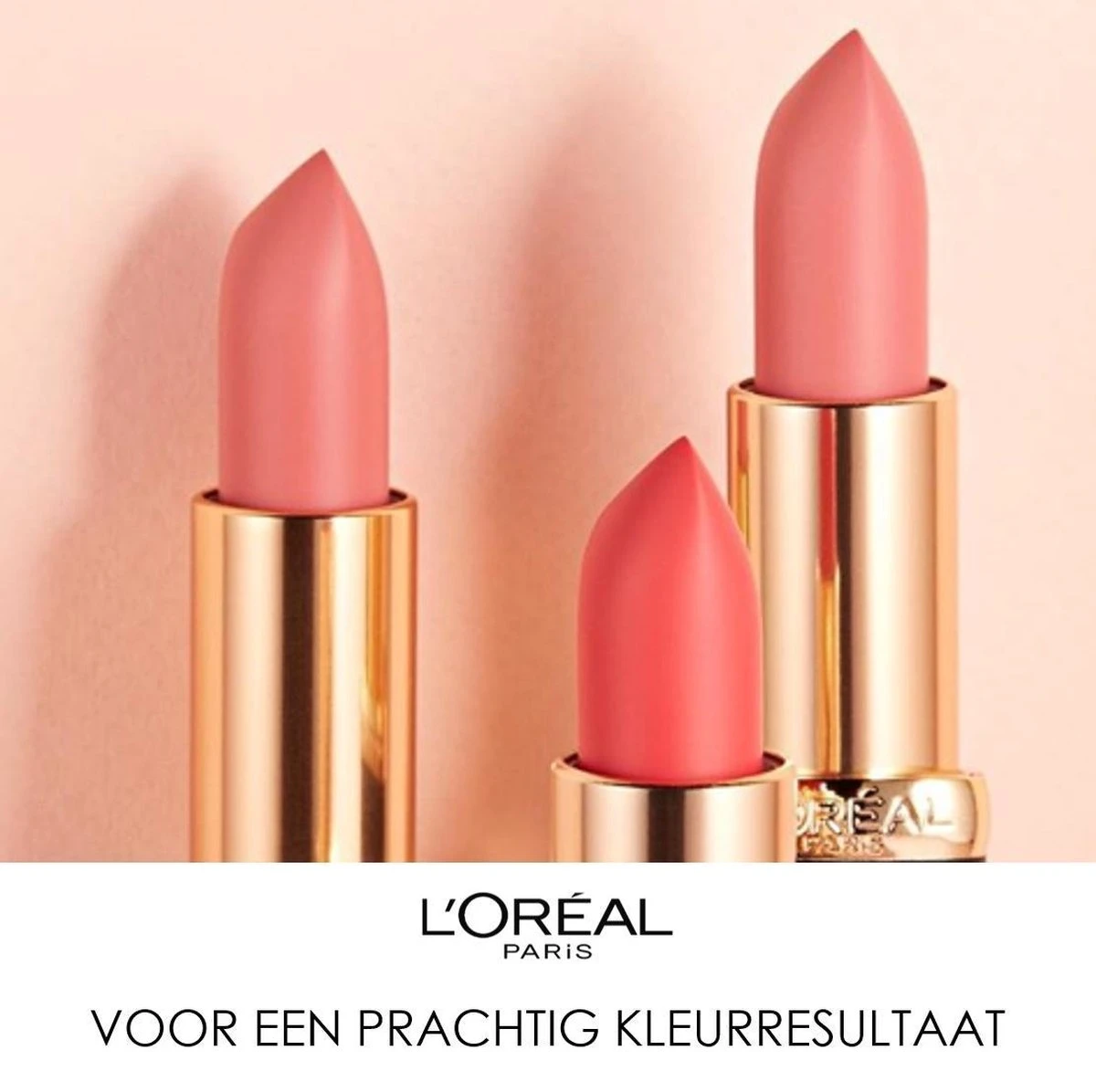 L'Oréal Paris Color Riche Matte Lippenstift - 633 Moka Chic 4 L'Oréal Paris Color Riche Matte Lippenstift - 633 Moka Chic - Afbeelding 4